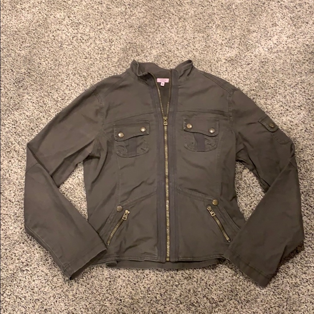 Green army jacket